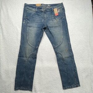 NWT Women’s 16 Converse 1Star Fit 5 Low Waist, Str Hip Thigh Skinny Ankle Jeans